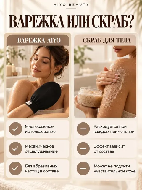 Варежка для пилинга кесе — оригинальный кадр 8